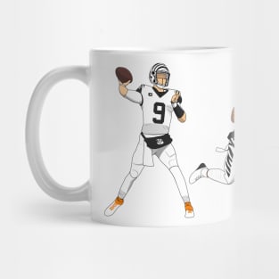 duo of cincinnati in white Mug